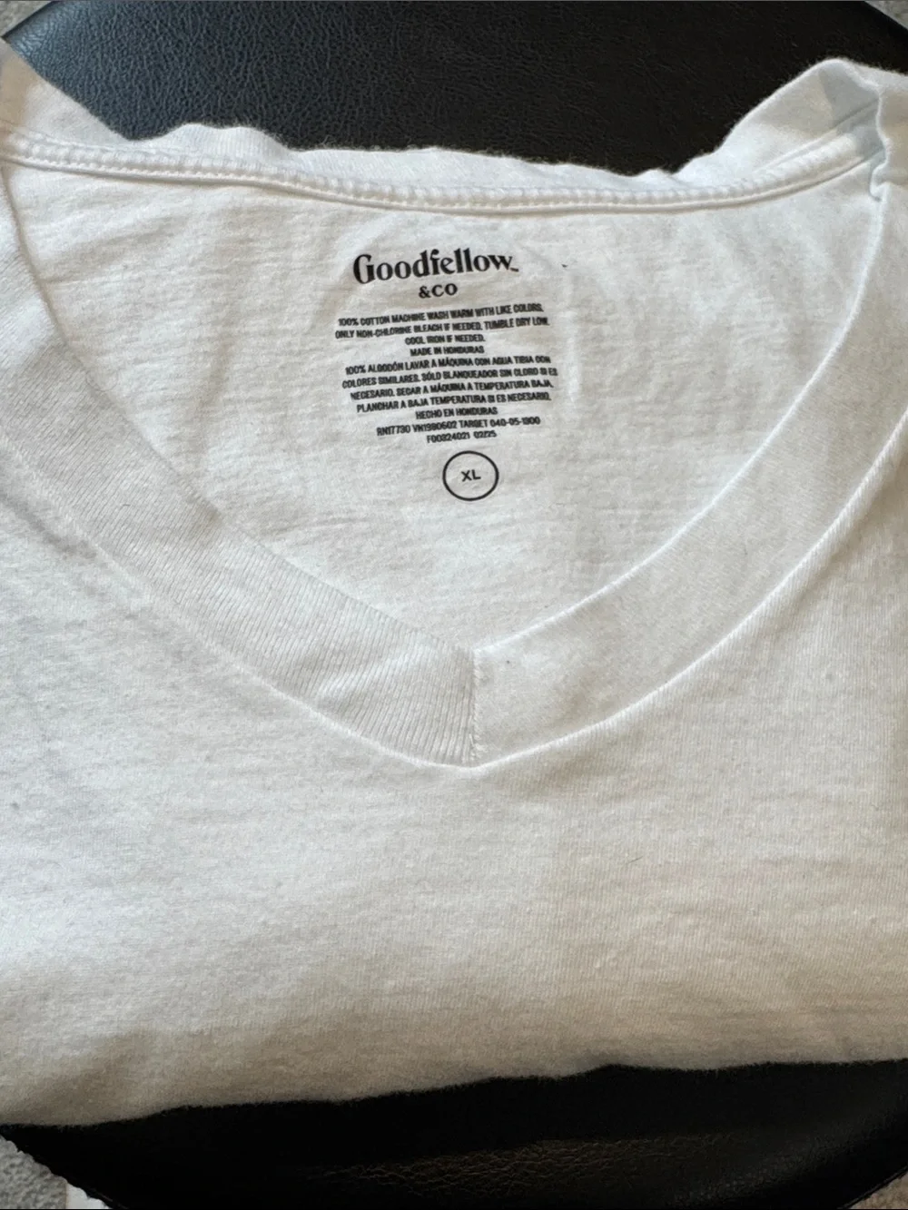 3 Goodfellow & Co White V-Neck Tees - Soft Cotton